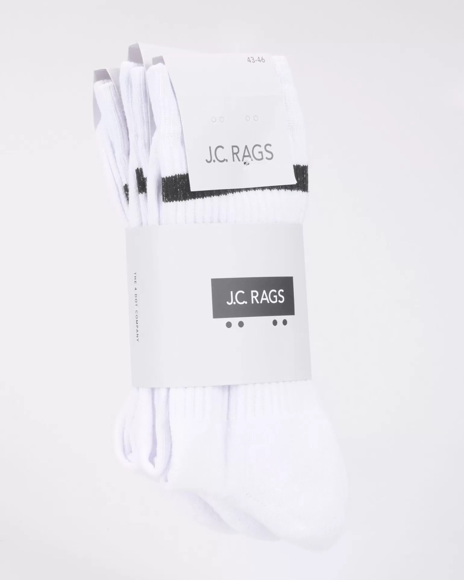 - Sportsokken 3-Pack Wit>J.C. RAGS Fashion