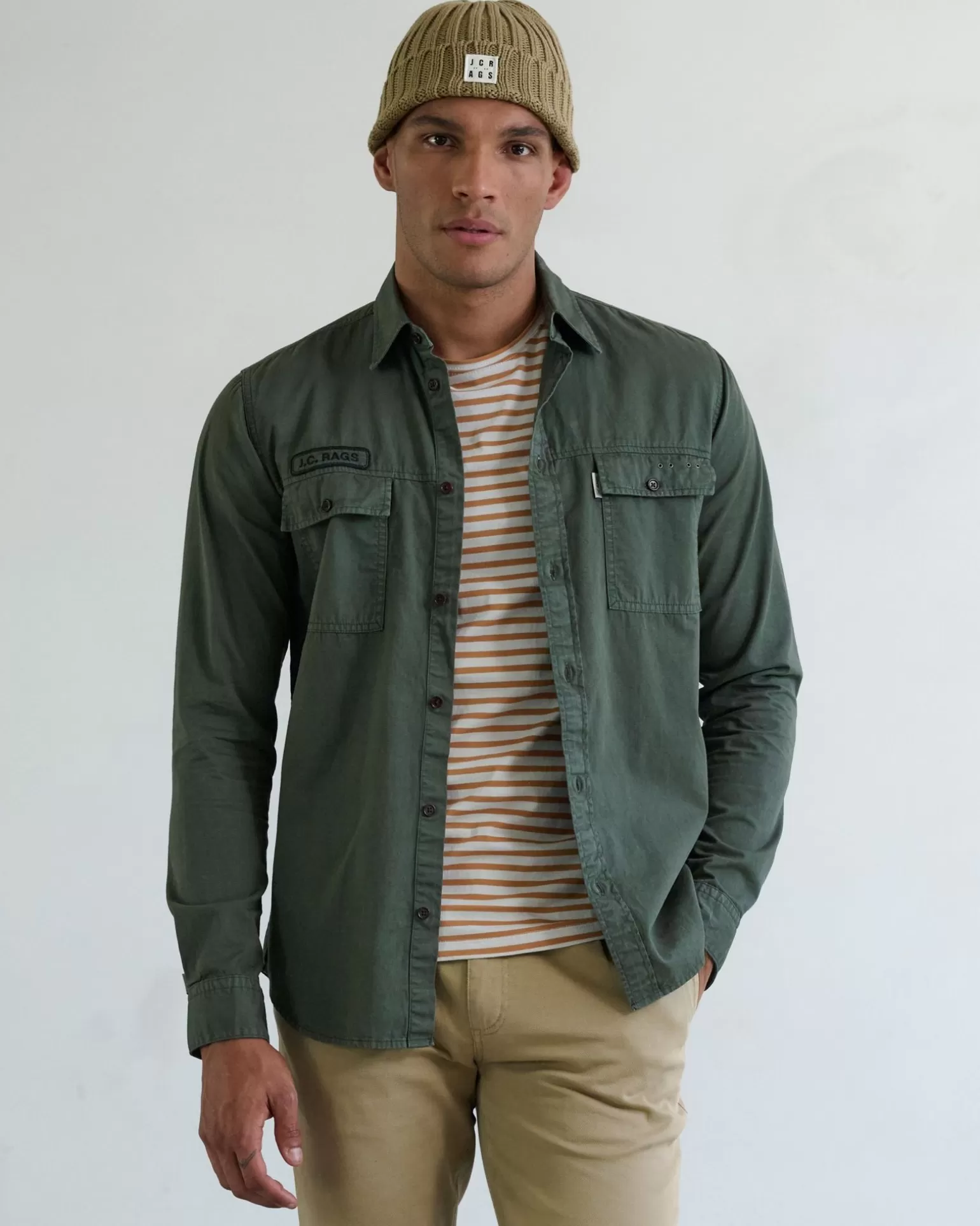 Rowan Casual Overhemd Lm>J.C. RAGS Store