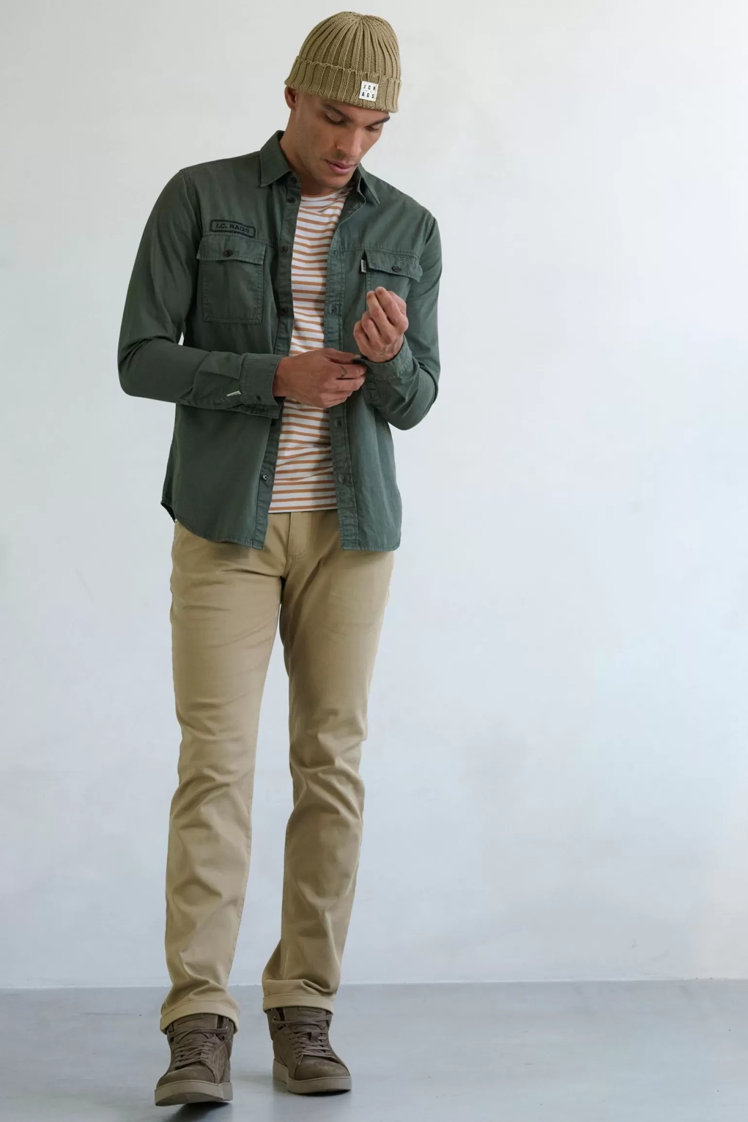 Rowan Casual Overhemd Lm>J.C. RAGS Store